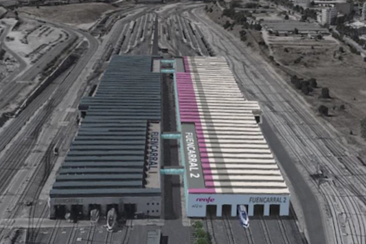 Imathia Construcción da comienzo a las obras de construcción de los nuevos talleres de Alta Velocidad para Renfe en su base de Fuencarral (Madrid) (30 de mayo de 2020)
